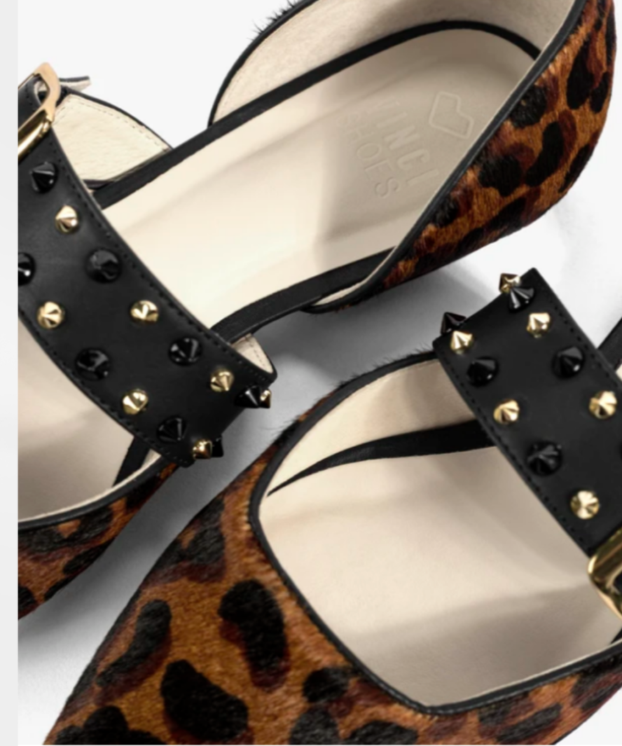 נעלי סירה מנומרות